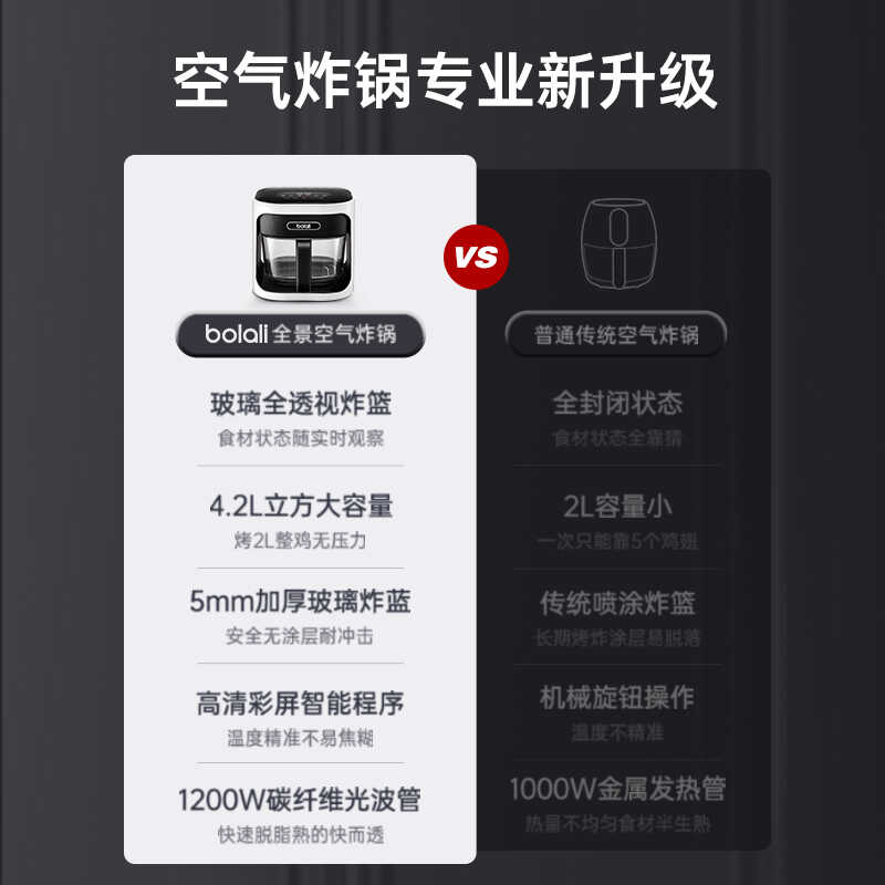 博拉利空气炸锅